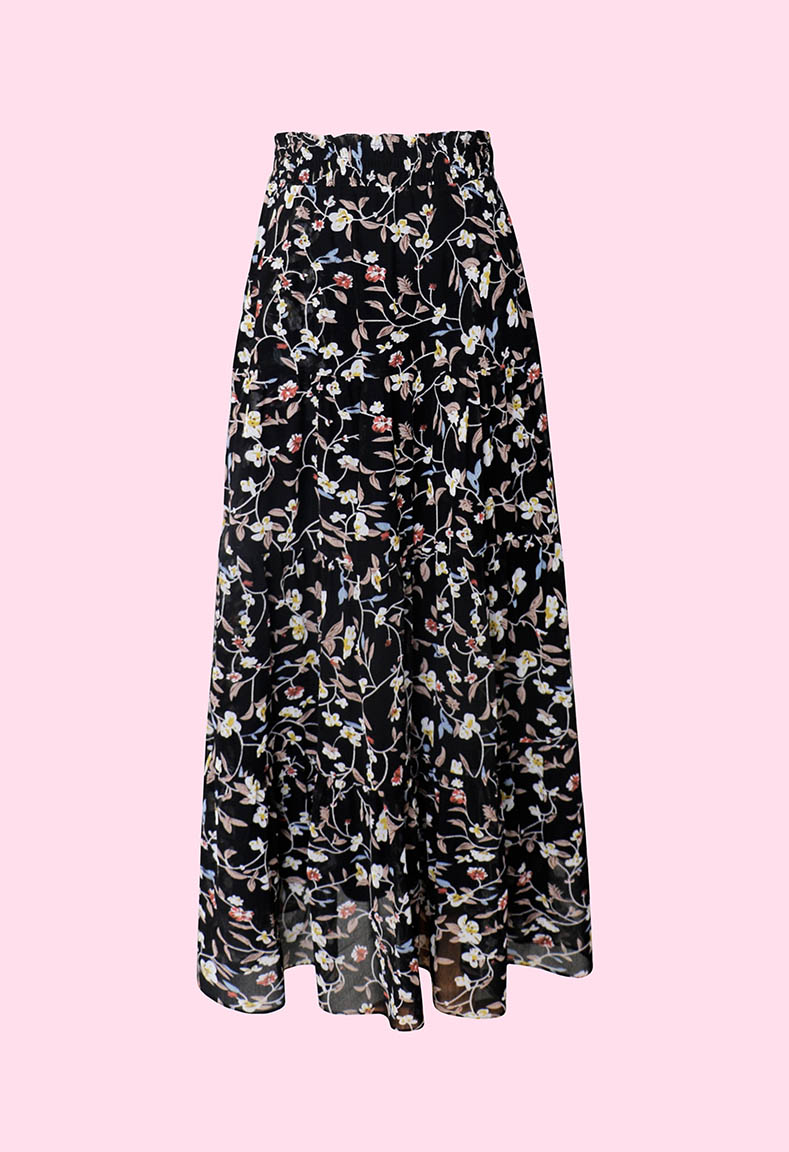 Bộ áo cổ tim phối ren - Váy