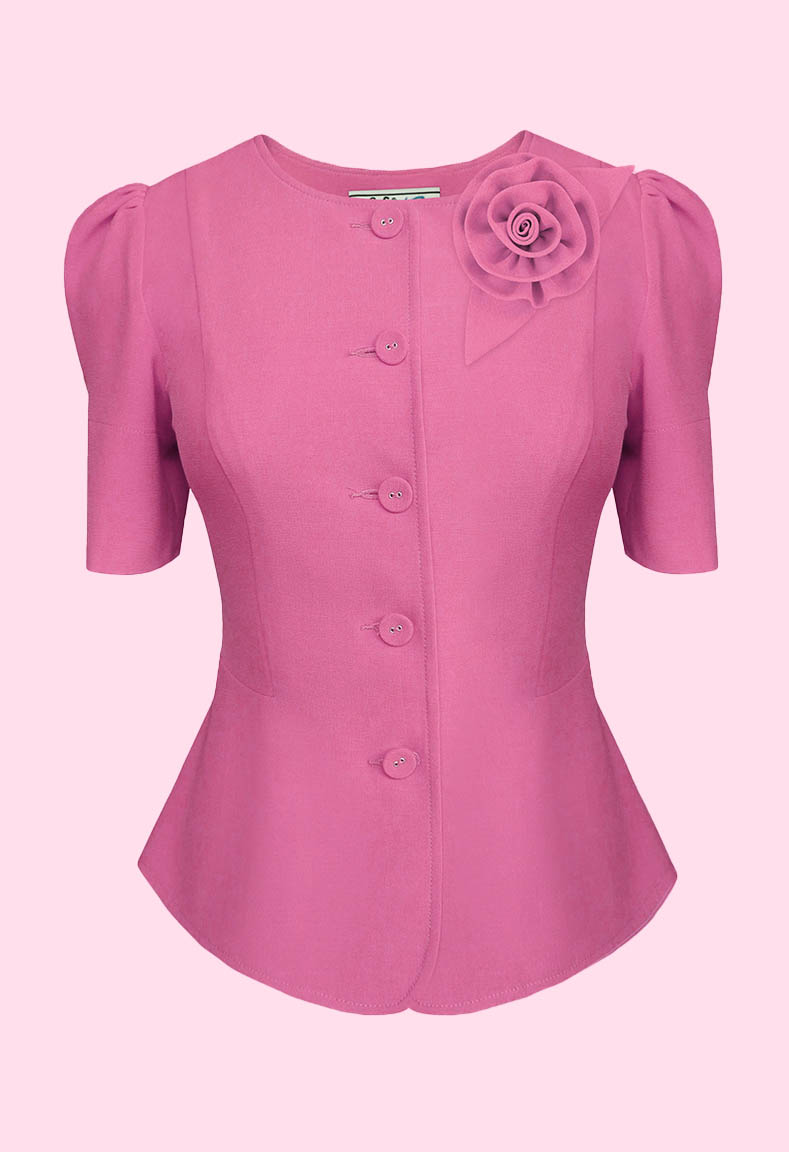 Bộ áo cổ tròn váy đuôi cá - Áo