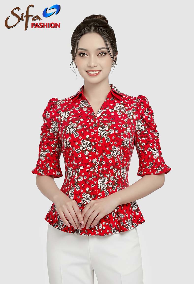 Áo sơ mi tay lở bèo