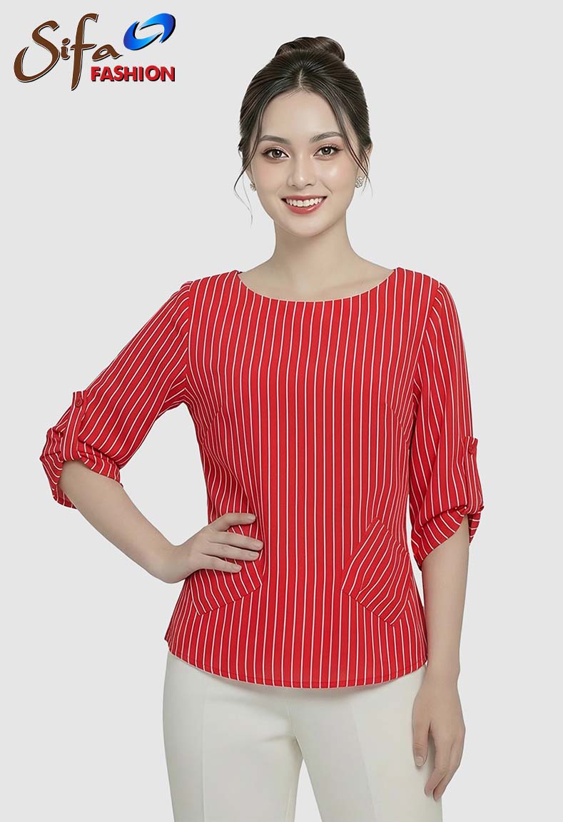 Áo Dài Cổ Tròn