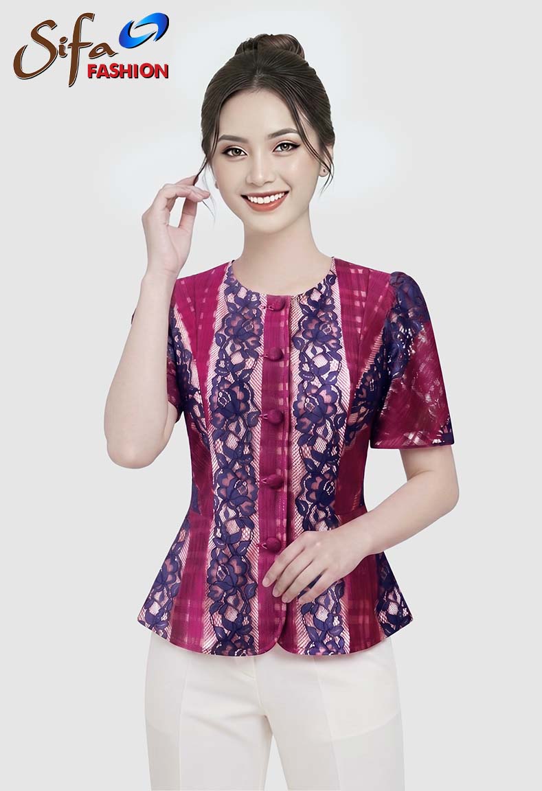 Áo cổ tròn